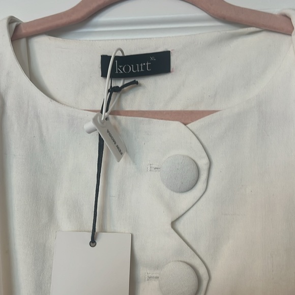 Few Moda scalloped white dress - new with tags - Picture 5 of 7